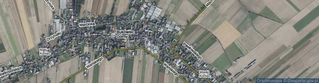 Zdjęcie satelitarne Powstańców Wielkopolskich ul.